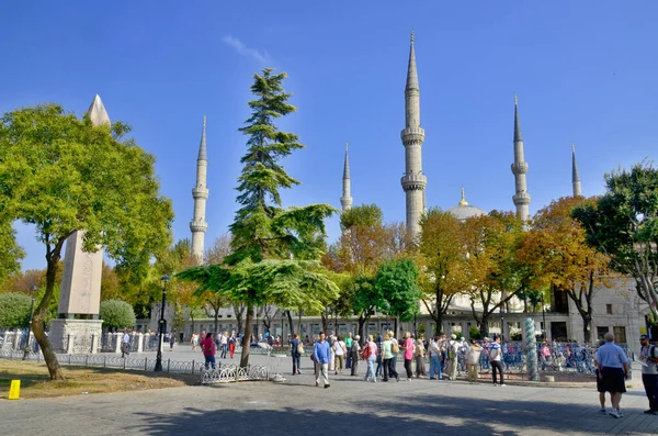 Istanbul Turkey October Султан Ахмед Мечеть October 2013 Стамбулі Туреччина — стокове фото