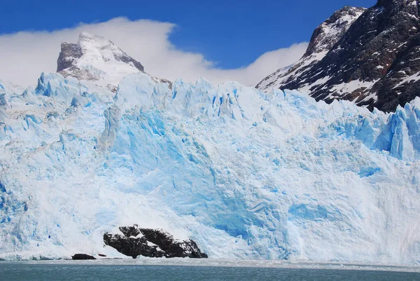 Perito Moreno Gletsjeren Gletsjer Beliggende Los Glaciares Nationalpark Santa Cruz - Stock-foto