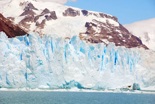 Perito Moreno Glacier 아르헨티나 산타크루스 글레이셔 공원에 빙하이다 아르헨티나 파타고니아에서 — 스톡 사진