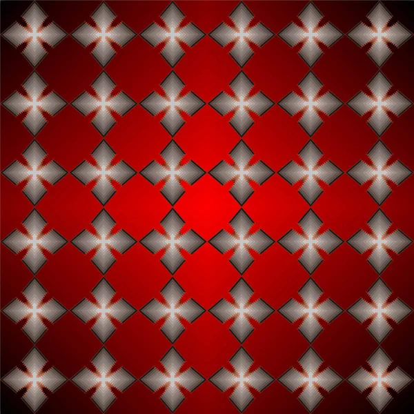 Rode Vormen Patroon Textuur — Stockfoto