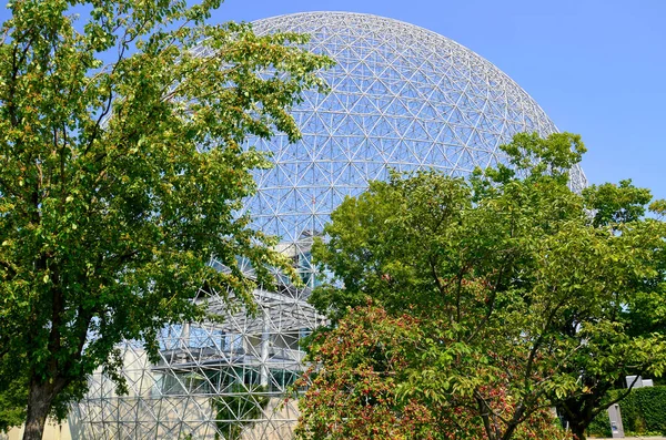 Montreal Canada Sierpnia Biosfera Jest Muzeum Poświęconym Środowisku Naturalnemu Montrealu — Zdjęcie stockowe