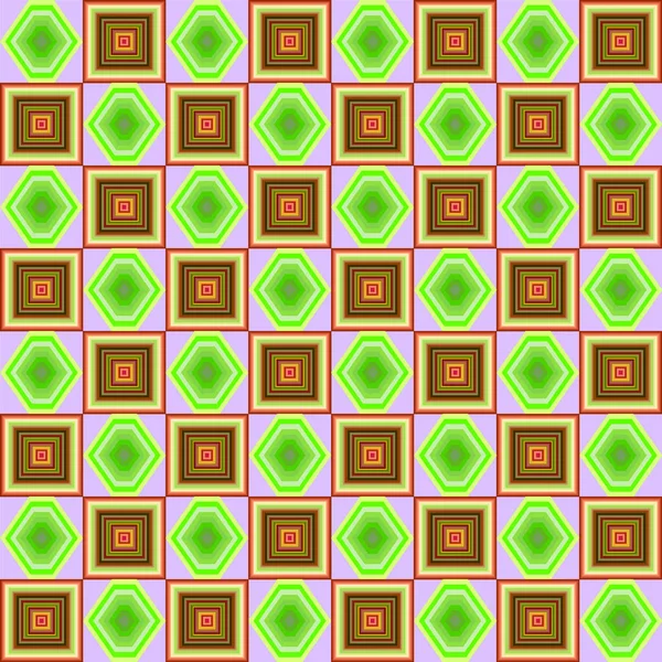 Seamless Pattern Abstract Shapes — Stock Photo, Image