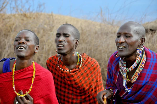Amboseli Kenia Oktober 2011 Unbekannte Afrikaner Vom Massai Stamm Bereiten — Stockfoto