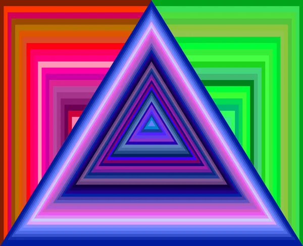 色彩艳丽的三角形背景 — 图库照片