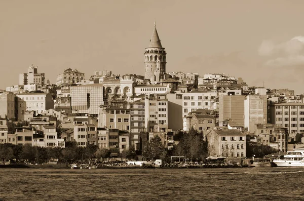 Istanbul Turkey Setembro Bairro Galata Karakoy Istambul Turquia Arquitetura Histórica — Fotografia de Stock