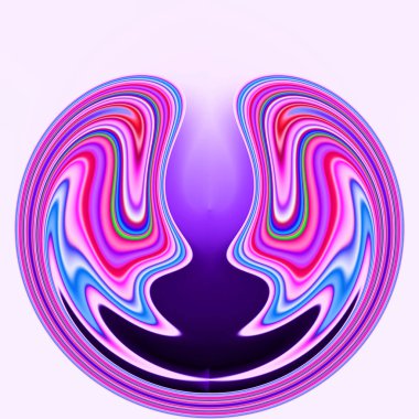 Çeşitli şekillerde soyut kompozisyon