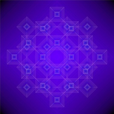 Geometrik şekilli soyut arkaplan. Vektör illüstrasyonu