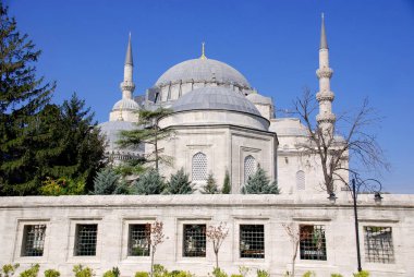ISTANBUL TURKEY SEPT 27: Sehzade Camii, Şehzade Camii veya Sehzade Camii, Türkiye 'nin Fatih ilçesine bağlı Osmanlı İmparatorluk Camii. 27 Eylül 2013 'te İstanbul' da.
