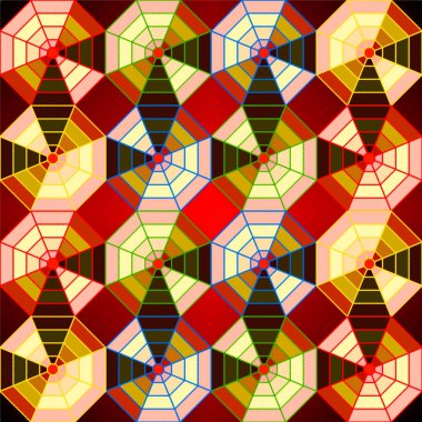 Geometrik ağ deseni sunum kağıdı