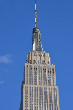 NEW YORK CITY, New York - 29 Ekim 2013 'te Empire State Binası. Empire State Binası 102 katlı bir binadır. 40 yıldan fazladır dünyanın en yüksek binasıydı. 