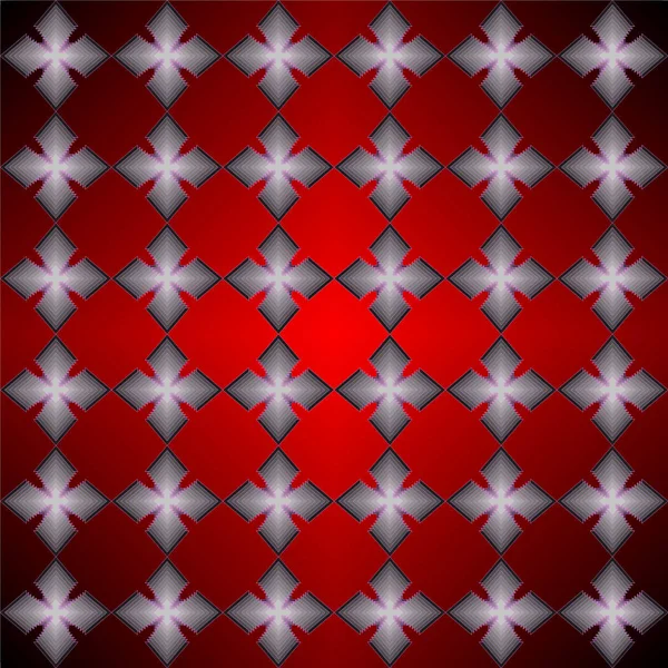 Red Shapes Pattern Texture — Stock Photo, Image