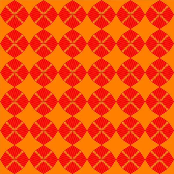 Nahtloses Muster Mit Orangen Und Gelben Blüten — Stockfoto