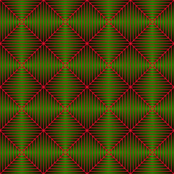 Sömlös Röd Grön Rutig — Stockfoto