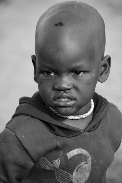 Swakopmund Namibia October 2014 Unidentified Child Living Mondesa Slum Swakopmund — 스톡 사진