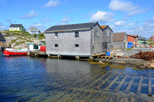 Peggy Cove Nova Scotia Juni Typisch Vissershuis Peggy Cove Een — Stockfoto