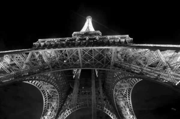 Paris França Outubro Torre Eiffel Tour Eiffel Noite Dia Outubro — Fotografia de Stock