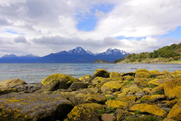 Der Nationalpark Feuerland Ist Ein Nationalpark Auf Dem Argentinischen Teil — Stockfoto