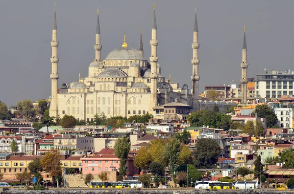 Istanbul Octubre Mezquita Del Sultán Ahmed Octubre 2013 Estambul Turquía —  Fotos de Stock