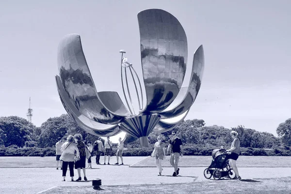 Buenos Aires Argentina Nov Floralis Generica Skulptur Stål Och Aluminium — Stockfoto