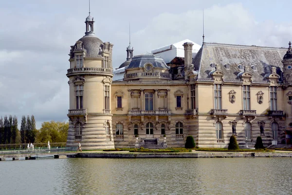 Chantillement France Octobre Château Chantilly Est Château Historique Situé Chantilly — Photo