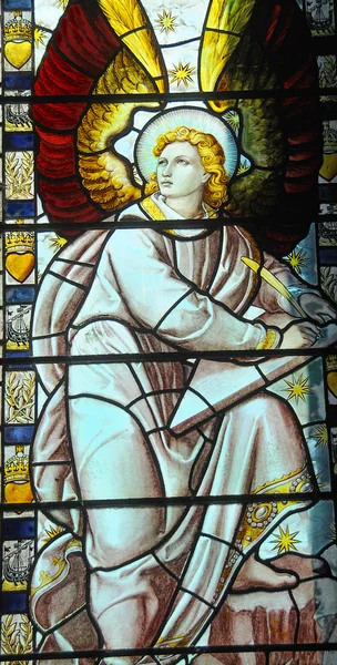 Γλασκώβη Σκωτία Μαΐου Βιτρό Παράθυρο Στον Καθεδρικό Ναό Της Γλασκώβης — Φωτογραφία Αρχείου