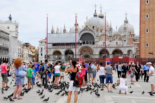 Wenecja Włochy Typowe Detale Architektoniczne Starego Miasta — Zdjęcie stockowe
