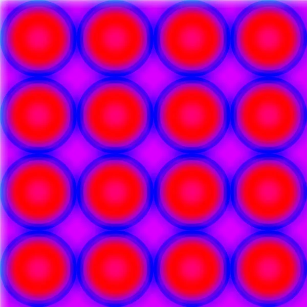 Waas Naadloze Kleurrijke Patroon Met Cirkels Snoep Rood Blauw Kleuren — Stockfoto
