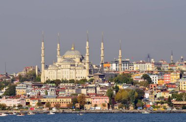 İstanbul 4 Ekim: Sultan Ahmed Camii, Ekim 04, 2013, İstanbul, Türkiye. Sultan Ahmed Camii (Mavi Cami) İstanbul 'un en popüler turizm beldeleri üzerine. 