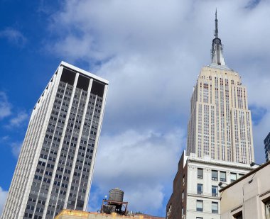 NEW YORK CITY, New York - 29 Ekim 2013 'te New York' taki Empire State Binası 'nın detayları. Empire State Binası 102 katlı bir binadır ve 40 yılı aşkın süredir dünyanın en yüksek binasıydı.