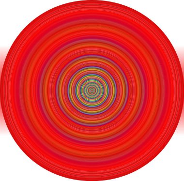 Hipnotik kırmızı daire arkaplanı 