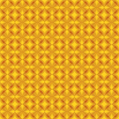 Turuncu, sarı ve kahverengi soyut arka plan boyalı geometri parlaklığı ve katmansız desen. Vektör illüstrasyonu.