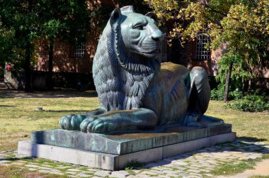 Aslan 'ın önündeki Meçhul Bir Savaşçı Anıtı, Aziz Sofya kilisesinin yanında yer almaktadır. Bu, vatanı için ölen tüm Bulgar savaşçılarına duyulan hayranlığın bir simgesidir. Sofya Bulgaristan.