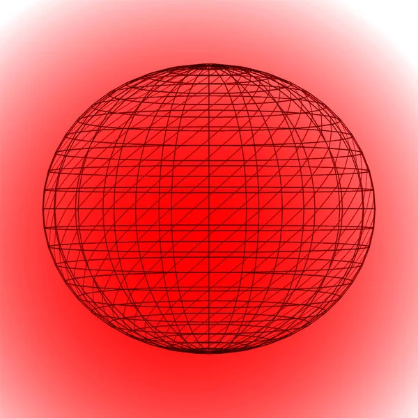 Abstract Sphere Vector Illustration — Stock Photo, Image