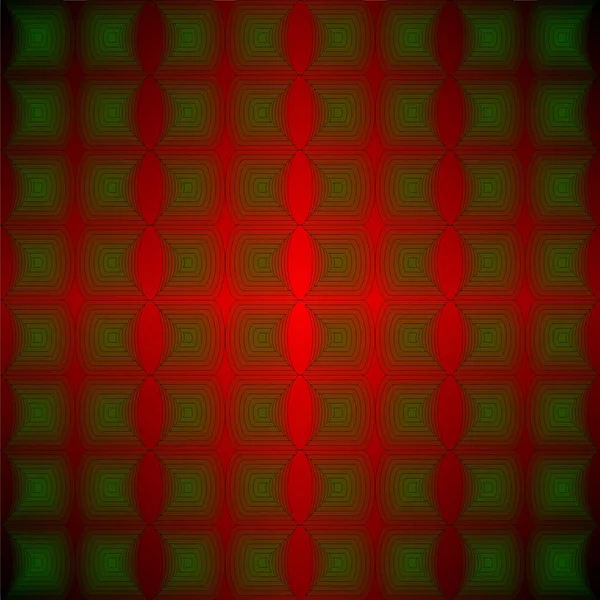 Rode Groene Vormen Patroon — Stockfoto