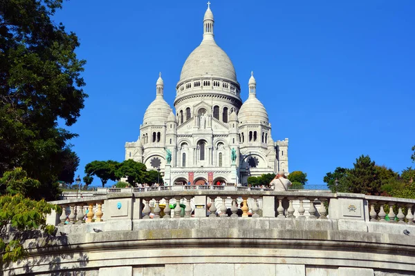 París Francia Octubre Basílica Del Sagrado Corazón París Una Iglesia — Foto de Stock