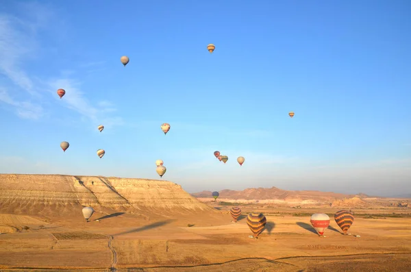 Goreme Turkey October Hot Air Balloon Fly Cappadocia Known World — Stock Photo, Image