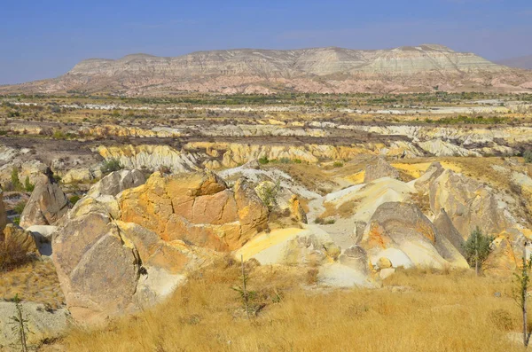 Waarschijnlijk Het Bekendste Kenmerk Van Cappadocië Turkije Gevonden Het Hart — Stockfoto