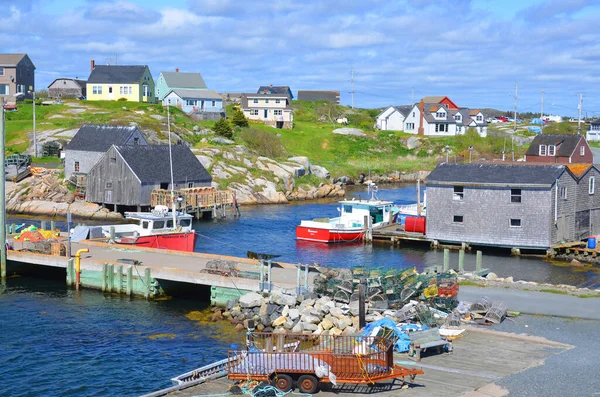 Peggy Cove Nova Scotia Juni Typisch Vissershuis Peggy Cove Een — Stockfoto