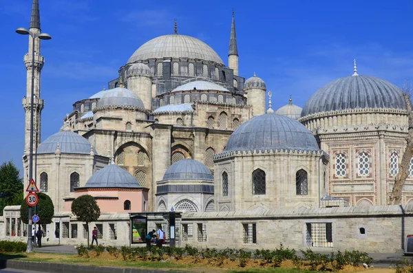 Istanbul Turket October Mesquita Suleiman Turca Suleymaniye Camii Uma Grande — Fotografia de Stock