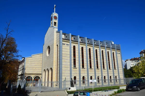 Sofia Bulgaria Set Cattedrale San Giuseppe Una Cattedrale Cattolica Romana — Foto Stock