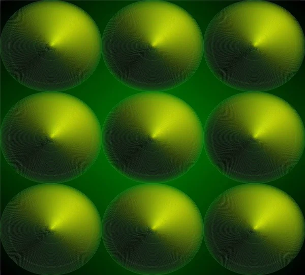 Зелений Абстрактний Фон Геометричними Формами — стокове фото