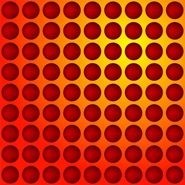 红点和黄点图案 — 图库照片