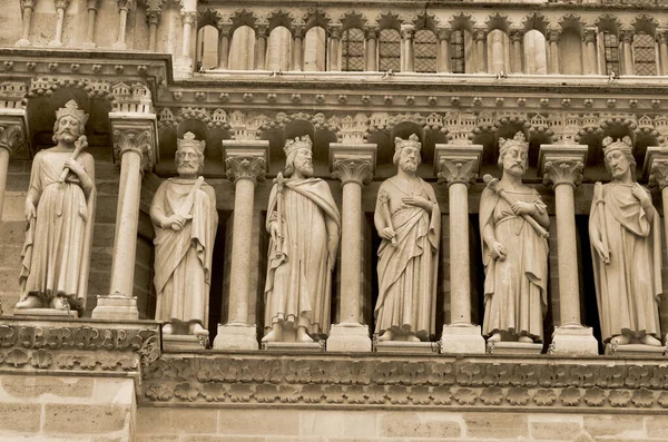 Paris France Okt Die Kathedrale Notre Dame Von Paris Details — Stockfoto