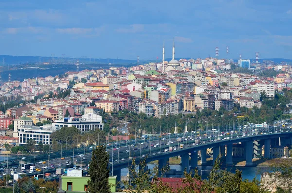 Pohled Město Istanbul Krocan — Stock fotografie