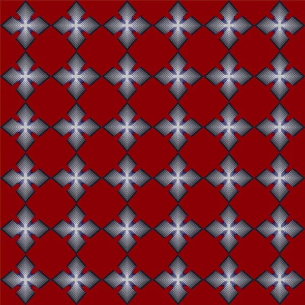 Red Shapes Pattern Texture — Stock Photo, Image