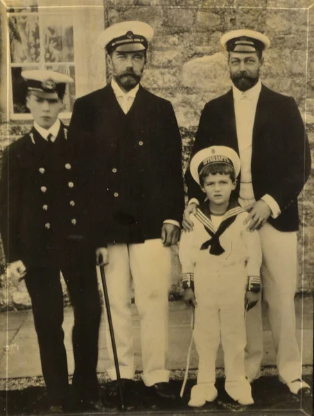 Foto Antiga Família Império Russo — Fotografia de Stock