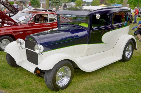 Granby Quebec Canada July 2013 Old Car Exhibition — 图库照片