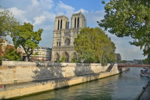 Paris Frankreich Oktober Die Kathedrale Notre Dame Von Paris Frankreich — Stockfoto