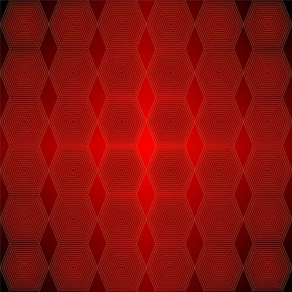 Abstract Background Red Hexagons — Stock Photo, Image