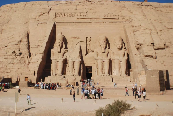 Abu Simble Nov Visitante Templo Abu Simbel Novembro 2010 Número — Fotografia de Stock